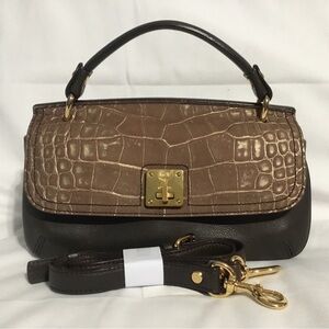 Authentic MCM Convertible Triple Compartment Small Bag